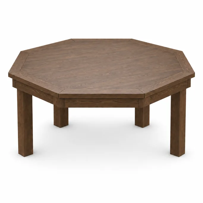 Illustration of Game Table, 8 Person for MoverCalcs moving estimate inventory.
