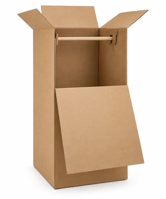 Illustration of Wardrobe Boxes for MoverCalcs moving estimate inventory.