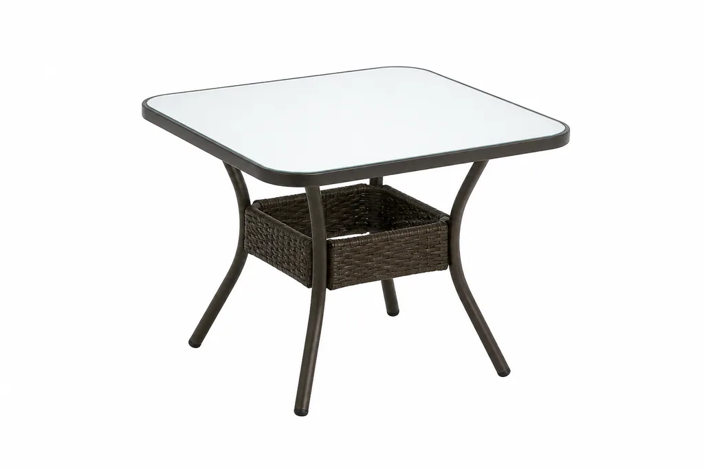 Illustration of Glass Top Table, Small for MoverCalcs moving estimate inventory.