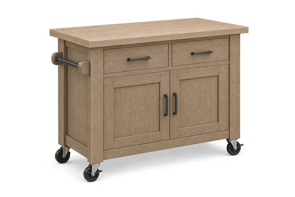 Illustration of Kitchen Island, Movable for MoverCalcs moving estimate inventory.