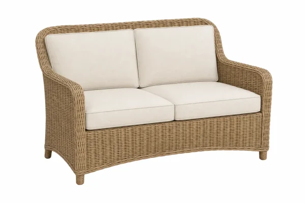 Illustration of Wicker Loveseat for MoverCalcs moving estimate inventory.
